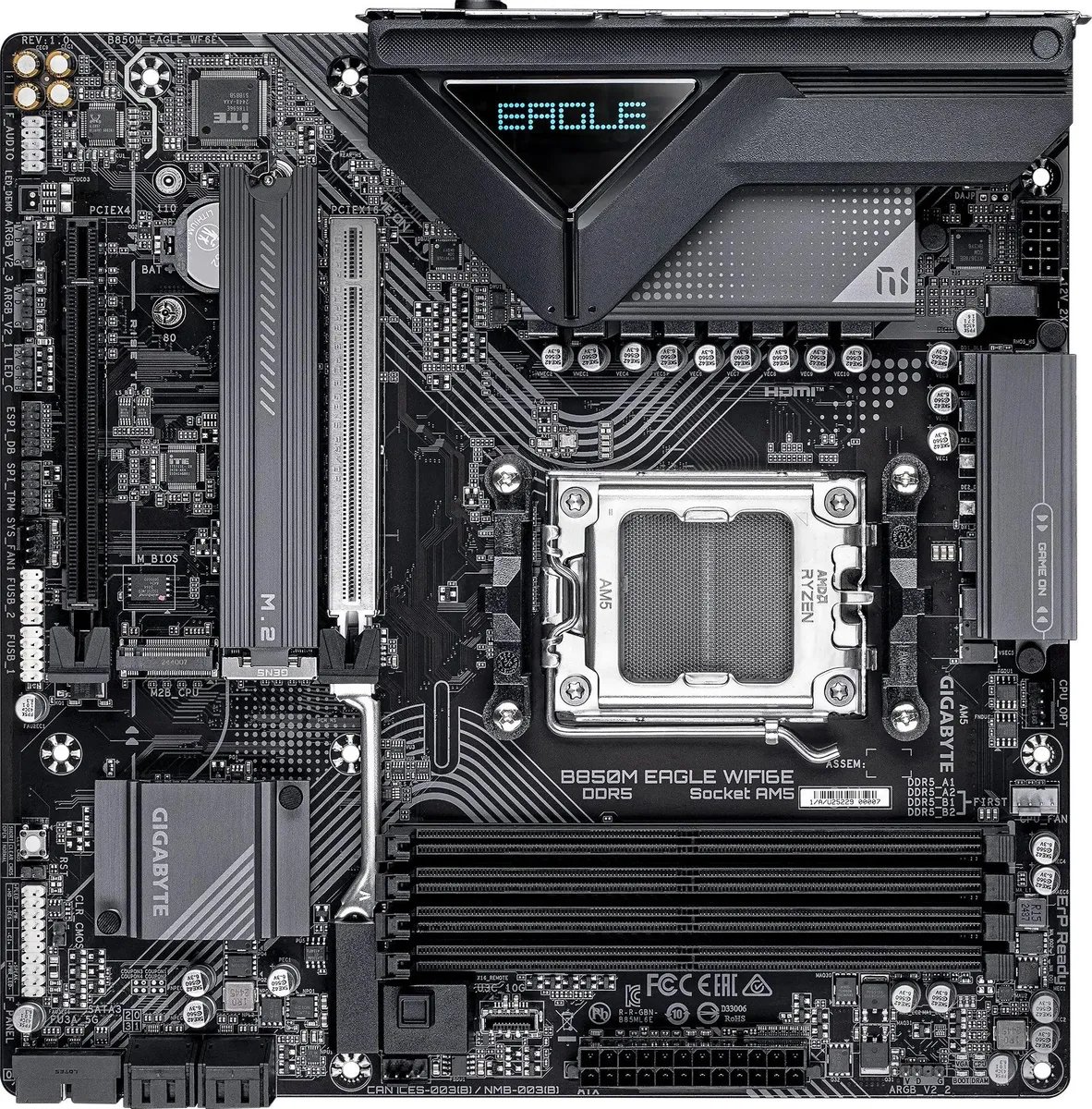 Материнская плата Gigabyte B850M Eagle Wifi6E
