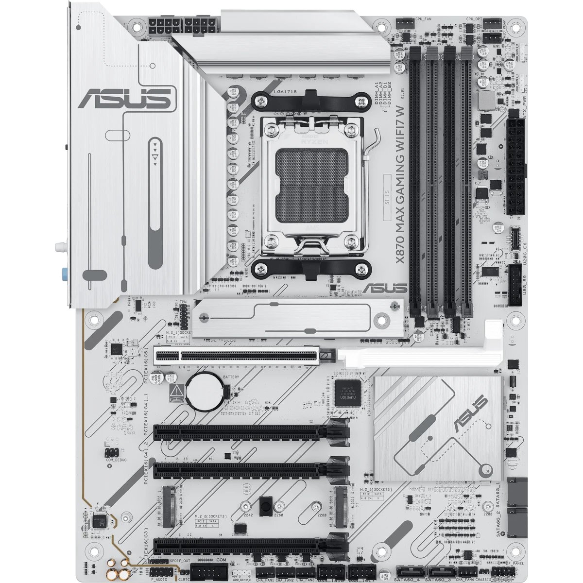 Материнская плата ASUS X870 Max Gaming Wifi7 W (90MB1LZ0-M0EAY0)