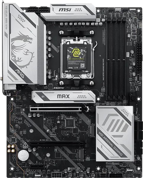 Материнская плата MSI Mag X870E Gaming Max Wifi