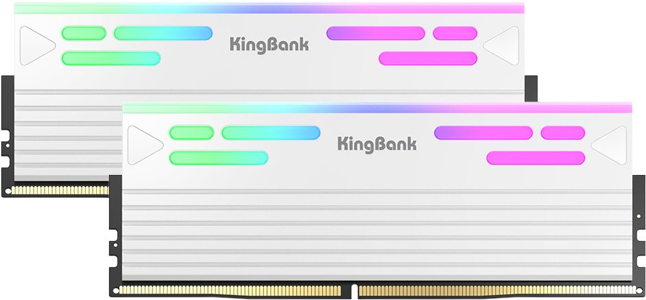 ОЗУ Kingbank K5.01.FLA5ED9501 32GB (2x16Gb) 6000MHz White DDR5 Heatsink RGB / KFRW series / Hynix A-die CL28 (28-35-35-76)