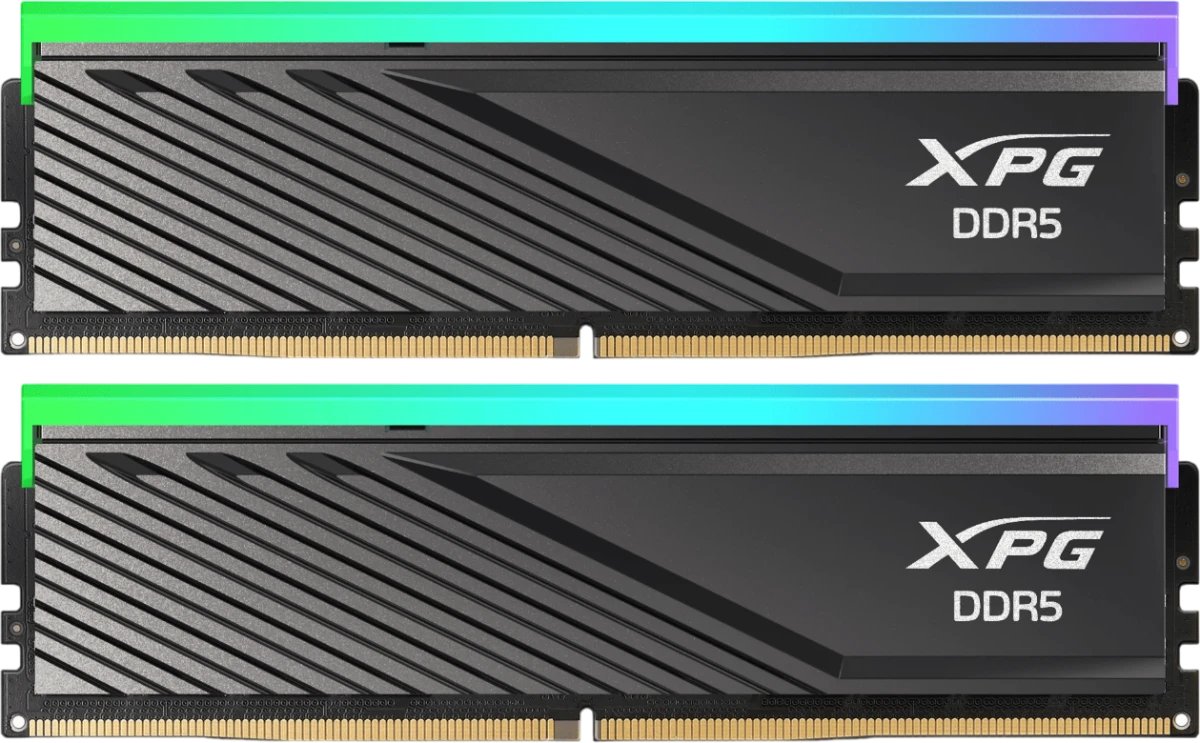 ОЗУ ADATA Lancer Blade RGB AX5U6000C4816G-DTLABRBK 32GB, DDR5 6000 UDIMM Non-ECC, CL48-48-48, kit 2x16gb