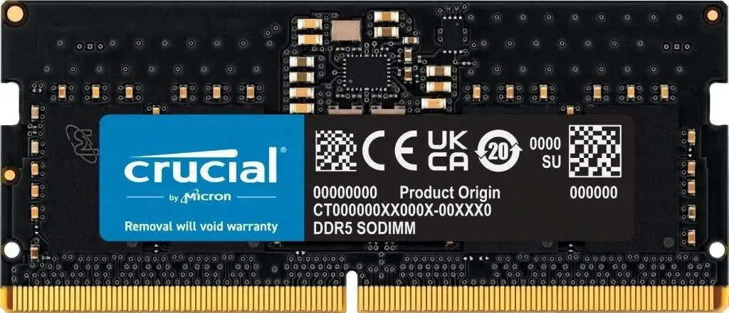 ОЗУ Crucial CT8G56C46S5 8Gb DDR5 5200MHz CL42 SO-DIMM