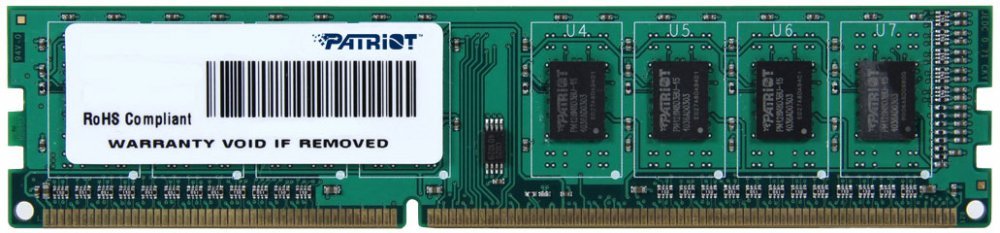 RAM 4GB DDR3-1600 PC3-12800 Patriot SignatureLine, CL11, 1.5V, retail (PSD34G160081)
