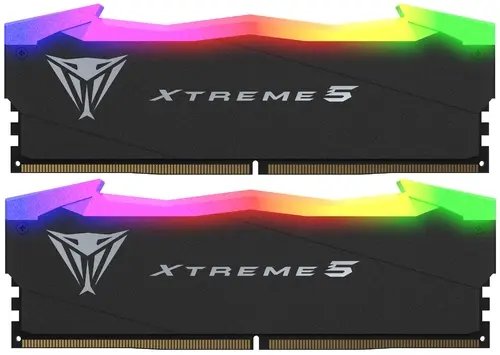ОЗУ Patriot Viper Xtreme RGB PVXR532G76C36K DDR5 2x16Gb 7600MHz RTL Gaming PC5-60800 CL36 DIMM 288-pin 1.45В с радиатором Ret