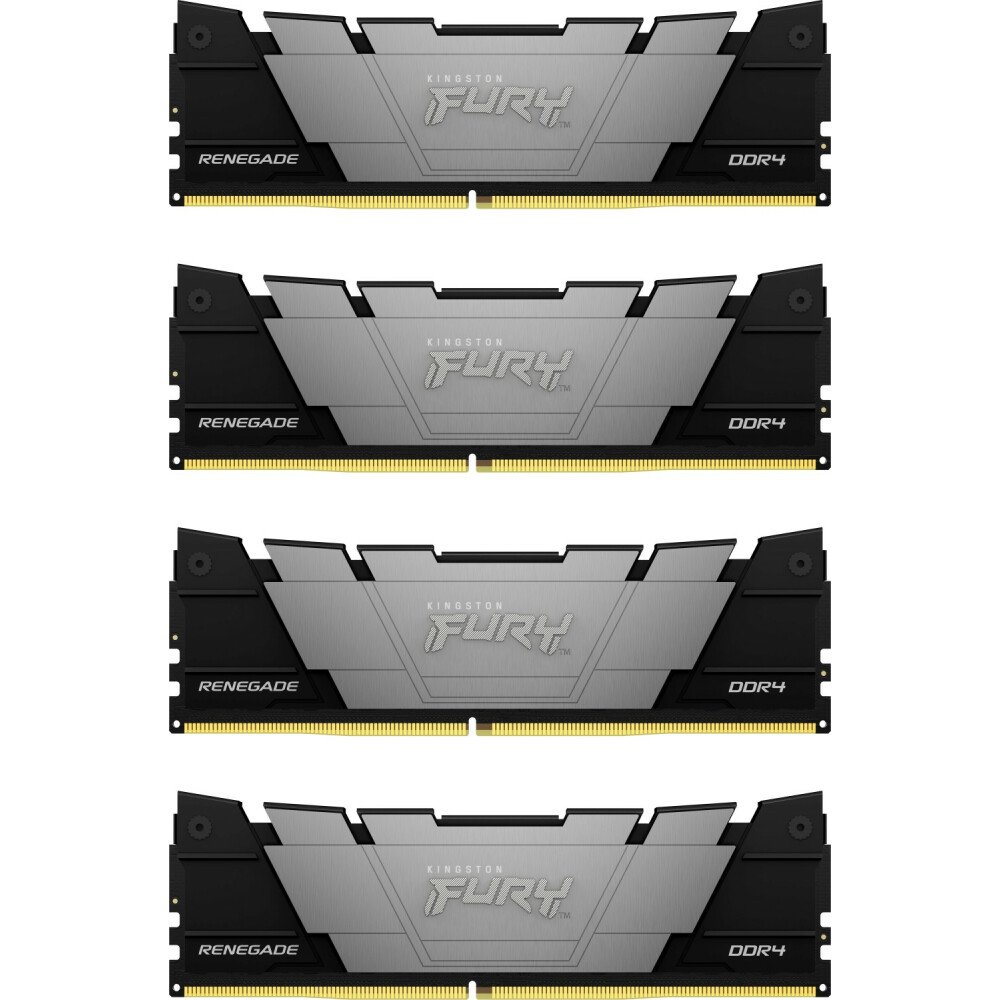 ОЗУ Kingston Fury Renegade Black KF432C16RB12K4/64 64GB3200MT/s DDR4 CL16DIMM (Kit of4)1Gx8
