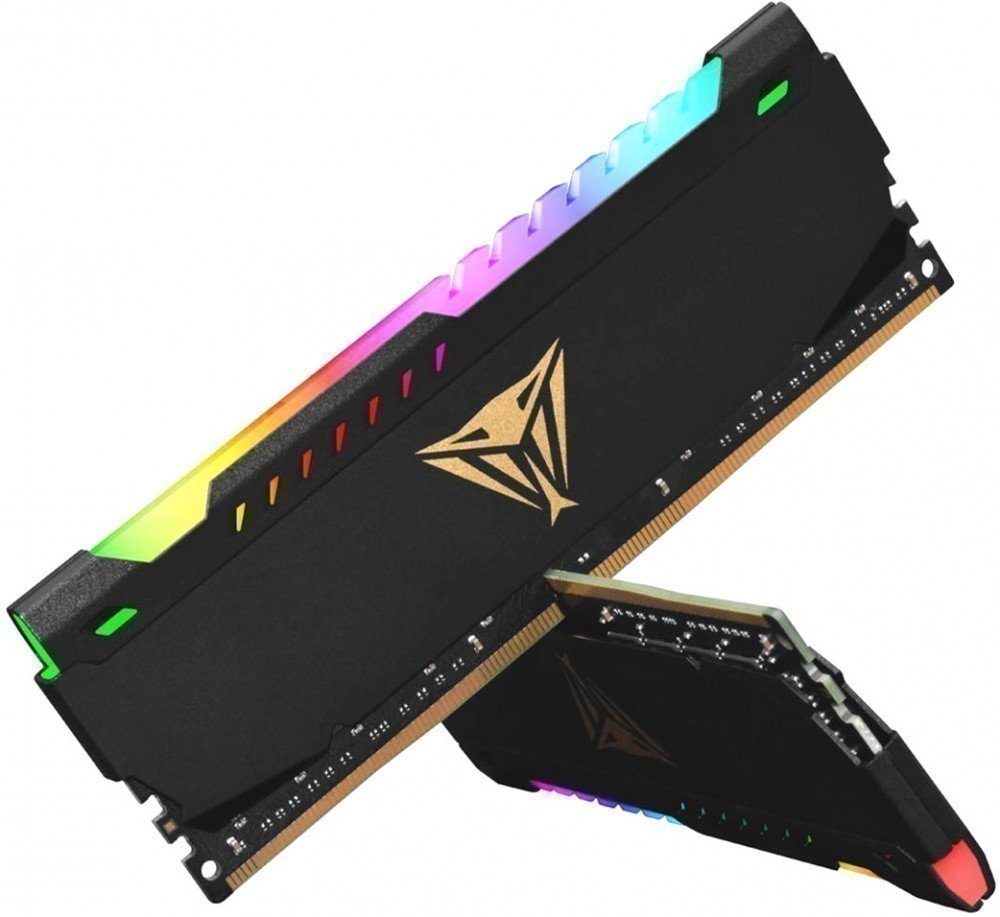 Оперативная память Patriot Memory DDR 4 DIMM 64Gb (32Gbx2) PC25600, 3200Mhz, CL18, PATRIOT Viper Steel RGB (PVSR464G320C8K) (retail)