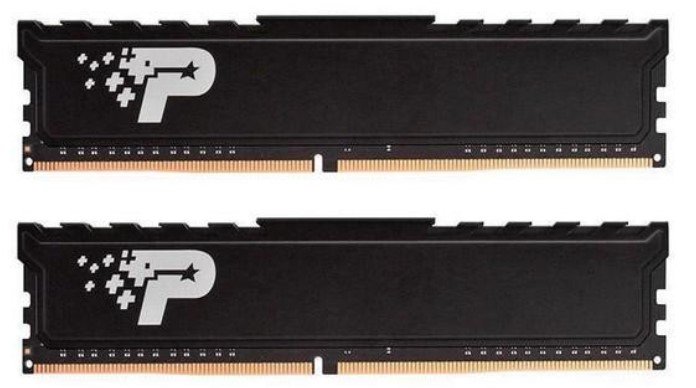 ОЗУ PATRIOT Signature Kit PSP416G3200KH1 DDR 4 DIMM 16Gb (8GBx2) PC25600, 3200Mhz, retail