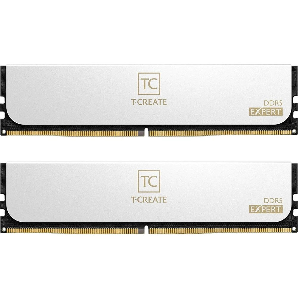 ОЗУ TEAMGROUP T-Create Expert 32GB (CTCWD532G6000HC38ADC01) (2x16GB) DDR5 6000MHz CL38 (38-38-38-78) 1.25V / White