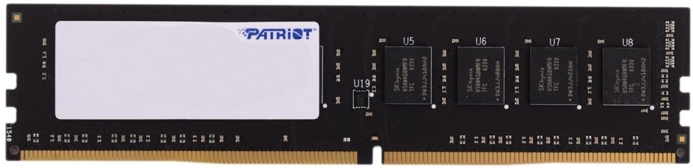 ОЗУ Patriot Signature (PSD416G240081) DDR4 16Gb 2400MHz RTL PC4-19200 CL17 DIMM 288-pin 1.2В single rank
