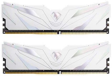 ОЗУ Netac Shadow II (NTSWD4P32DP-32W)DDR 4 DIMM 32Gb (16Gbx2) PC25600, 3200Mhz, C16 White, с радиатором
