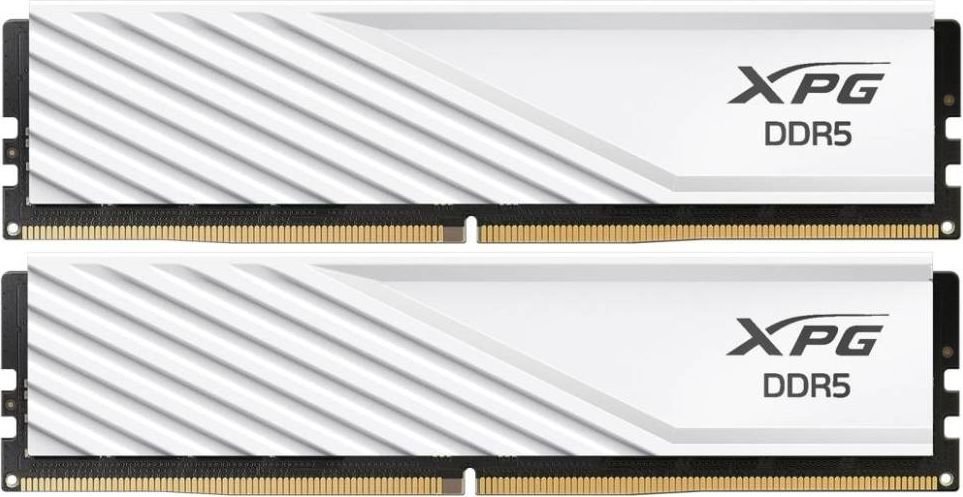 ОЗУ ADATA XPG Lancer Blade AX5U6000C3016G-DTLABWH DDR5 32Гб Module capacity 16Гб Количество 2 6000 МГц Радиатор Множитель частоты шины 30 1.35 В