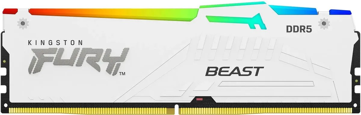 ОЗУ Kingston Fury Beast Expo KF556C36BWEA-16 DDR5 - 1x 16ГБ 5600МГц, DIMM, White, Ret