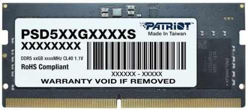ОЗУ Patriot SL (PSD58G560041S) DDR5 8GB 5600MHz SODIMM