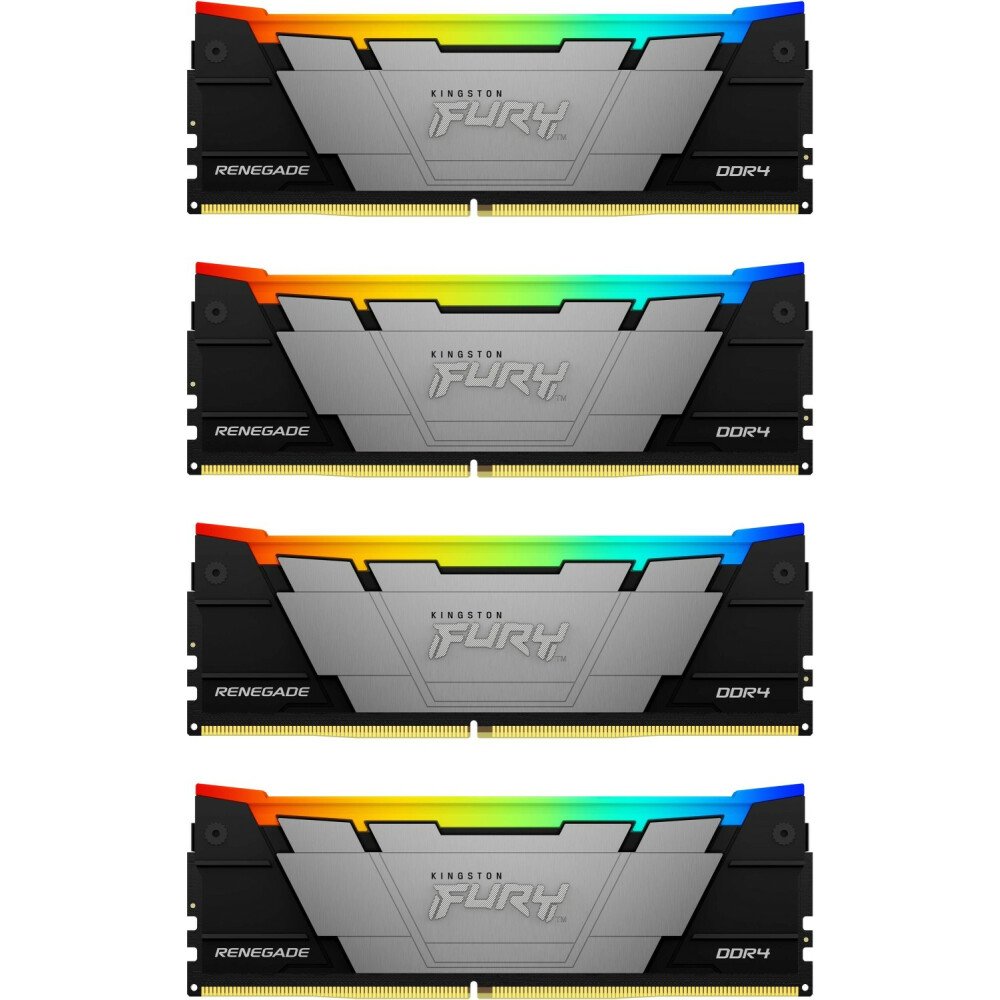 ОЗУ Kingston Fury Renegade RGB KF432C16RB2AK4/32 32GB 3200MHz DDR4 CL16 DIMM (Kit of 4)