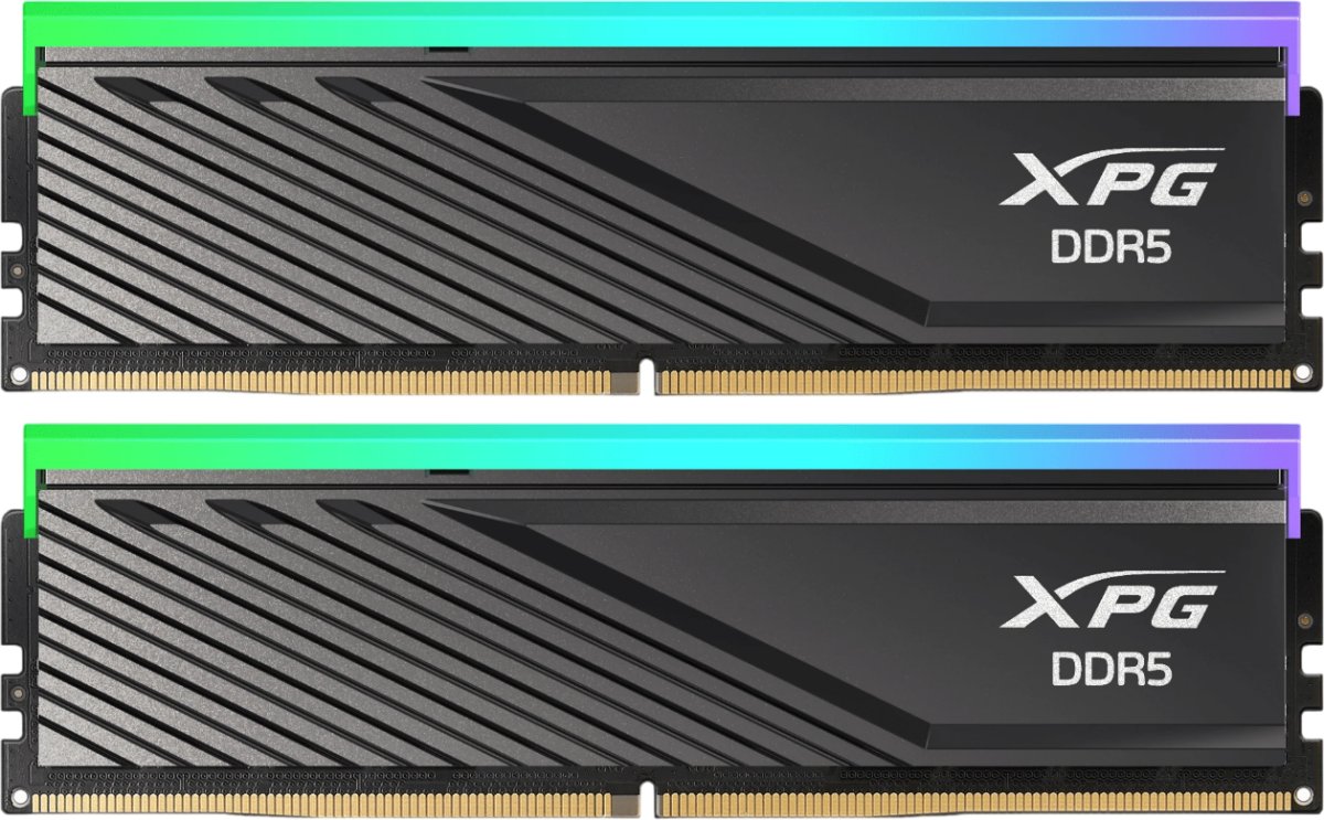 ОЗУ XPG Lancer Blade Black RGB 16GB (AX5U5600C468G-DTLABRBK) DDR5 5600 DIMM kit 2*8gb, CL46-45-45, 1.1V, Intel XMP 3.0 и AMD EXPO, NON ECC