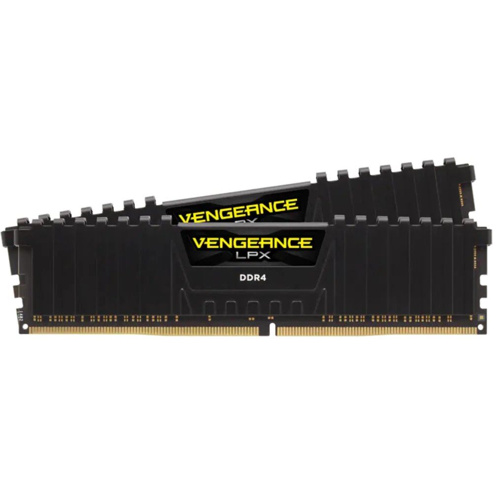 ОЗУ CORSAIR Vengeance LPX Black (CMK32GX4M2D3600C18) 32GB 3600МГц DDR4 CL18 DIMM (Kit of 2x16GB) XMP 2.0