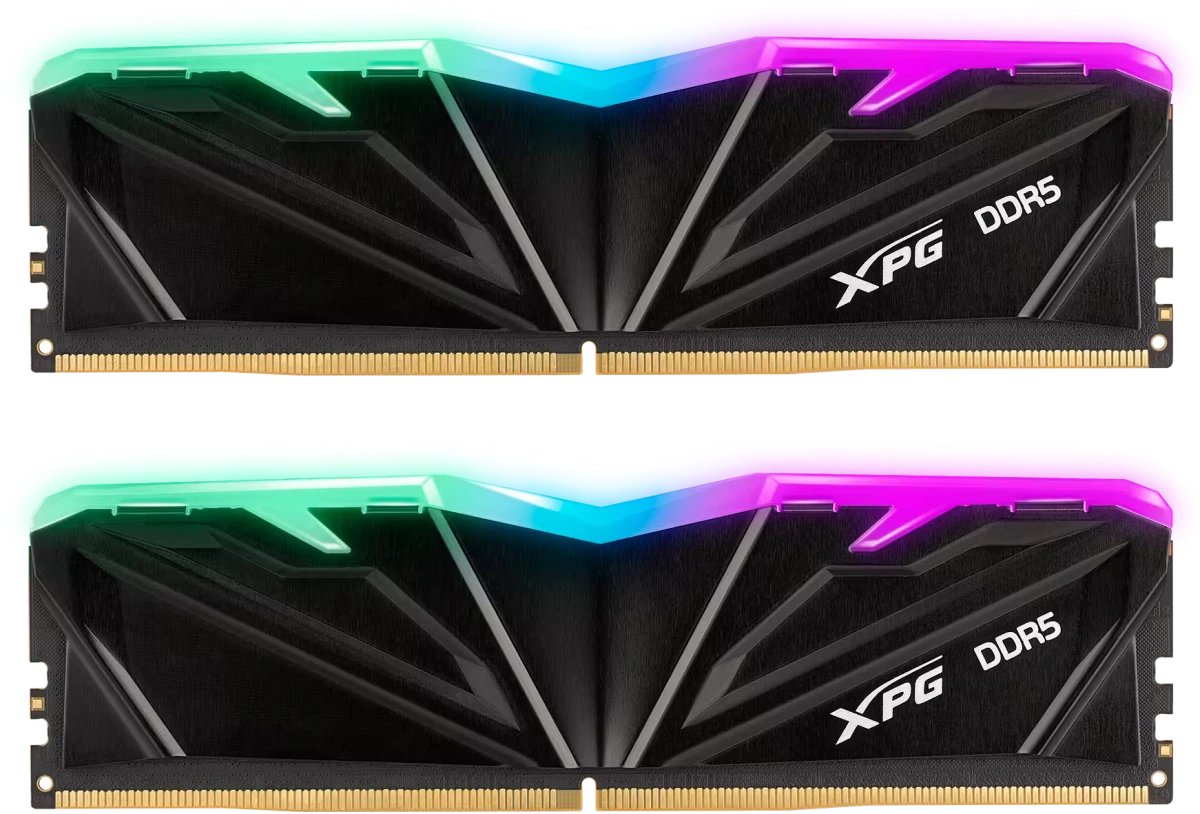 ОЗУ ADATA Armax RGB (AX5U6400C3216G-DTAMRBK) DDR5 DIMM 32GB 6400MHz 2*16GB 32-39-39 1.4V Black Dual Color BOX