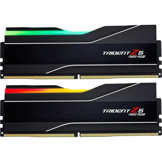ОЗУ G.SKILL Trident Z5 Neo RGB 64GB (F5-6000J2836G32GX2-TZ5NR) (2x32GB) DDR5 6000MHz CL28 (28-36-36-96) 1.40V