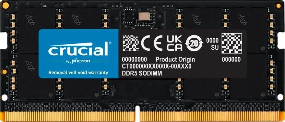 ОЗУ Crucial CT32G56C46S5 32Gb DDR5 5600MHz CL46 SO-DIMM