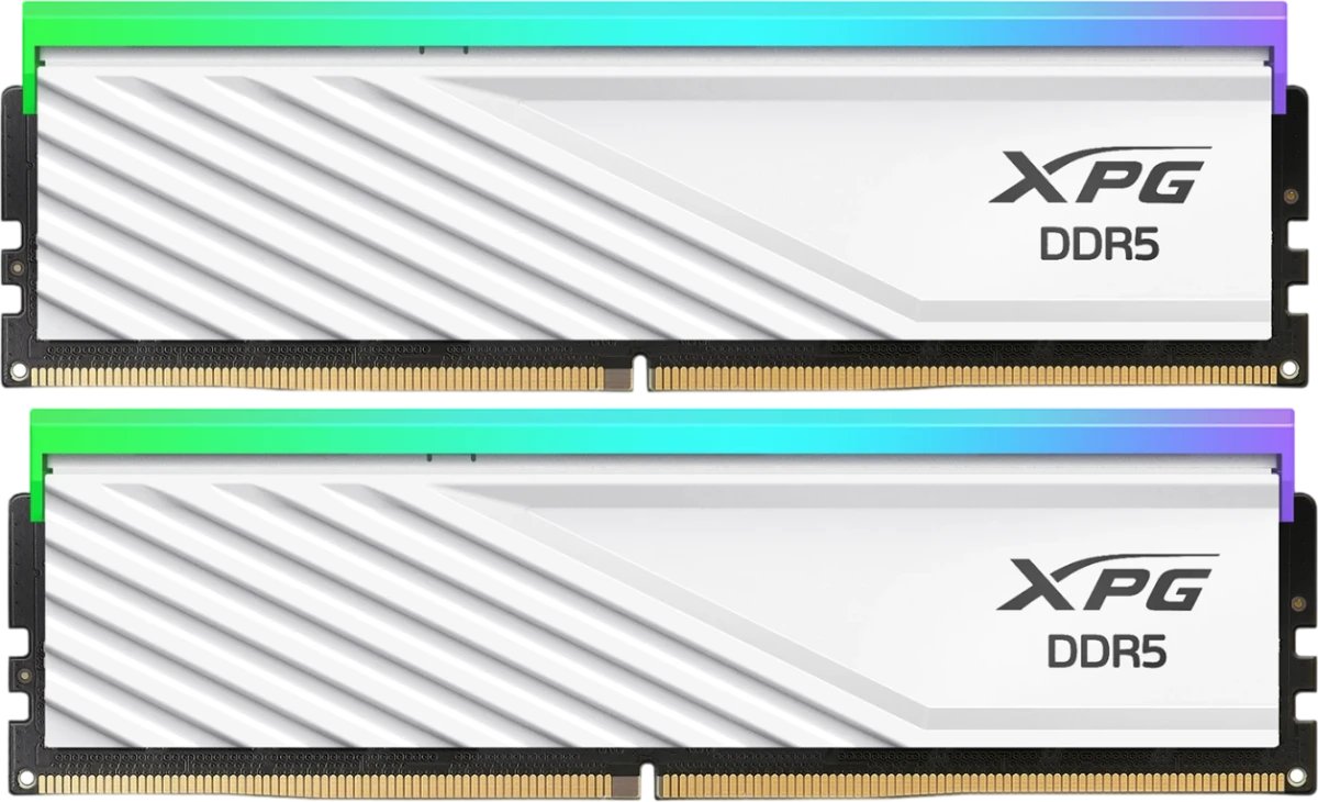 ОЗУ ADATA Lancer Blade RGB AX5U6000C4816G-DTLABRWH 32GB, DDR5 6000 UDIMM Non-ECC, CL48-48-48, kit 2x16gb