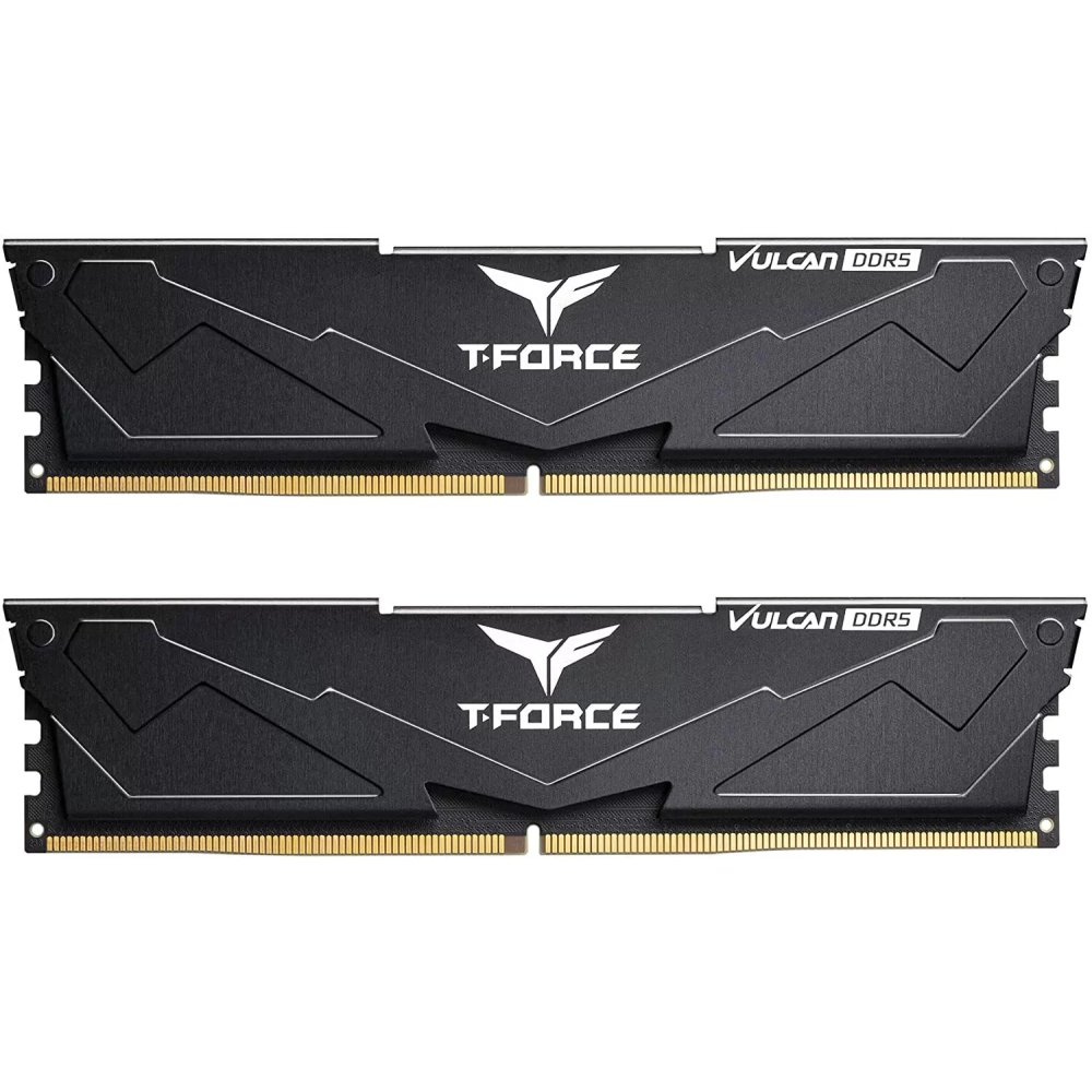 ОЗУ TEAMGROUP T-Force Vulcan 32GB (FLBD532G6000HC38ADC01) (2x16GB) DDR5 6000MHz CL38 (38-38-38-78) 1.25V / Black