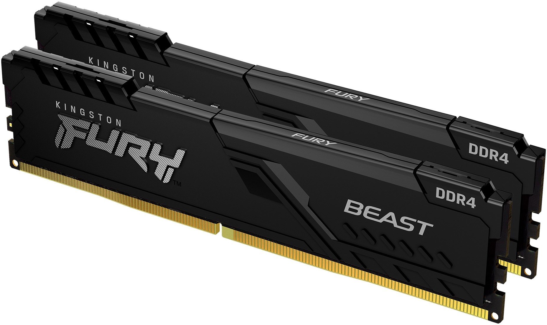 ОЗУ Kingston 32GB 3600MHz DDR4 CL18 DIMM (Kit of 2) Fury Beast Black KF436C18BBK2/32