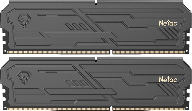 ОЗУ Netac Shadow III Black (NTSHD4P26DP-32K) 2x16ГБ DDR4 2666 МГц