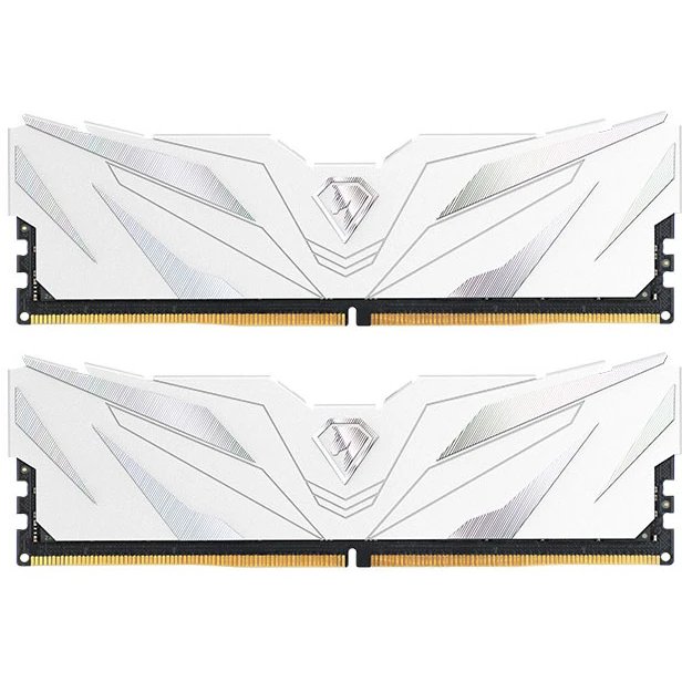 ОЗУ Netac Shadow II NTSWD5P60DP-32W, DDR 5 DIMM 32Gb (16Gbx2), 6000Mhz, CL38, White
