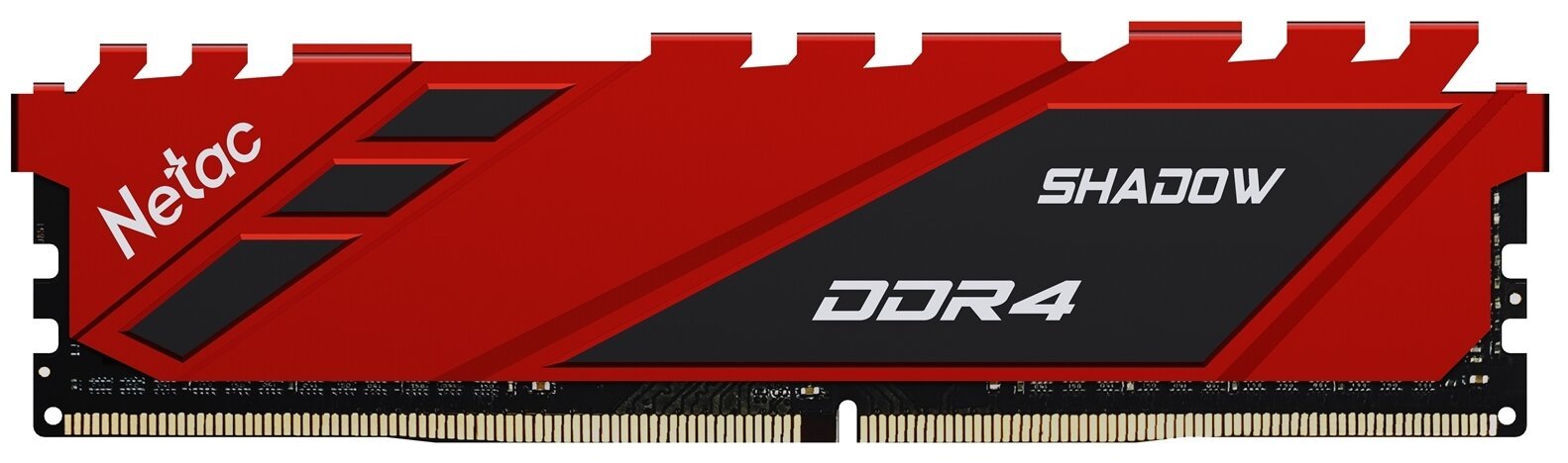 ОЗУ Netac Shadow NTSDD4P36SP-08R DDR4 8GB 3600MHz CL18 1.35V / Red / with radiator