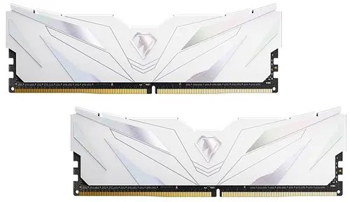 ОЗУ Netac Shadow II (NTSWD4P32DP-16W) DIMM DDR4 16Gb PC25600 3200MHz CL16 white с радиатором