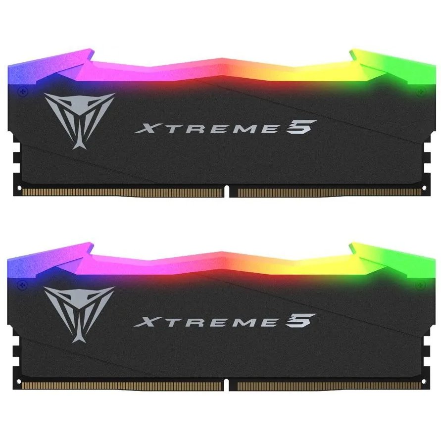 ОЗУ Patriot Viper Xtreme 5 RGB PVXR532G80C38K DDR5 2x16Gb 8000MHz RTL Gaming PC5-64000 CL38 DIMM 288-pin 1.45В с радиатором Ret