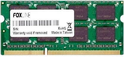 ОЗУ Foxline SODIMM 8GB 3200 DDR4 CL22 (1Gb*8) FL3200D4S22-8G