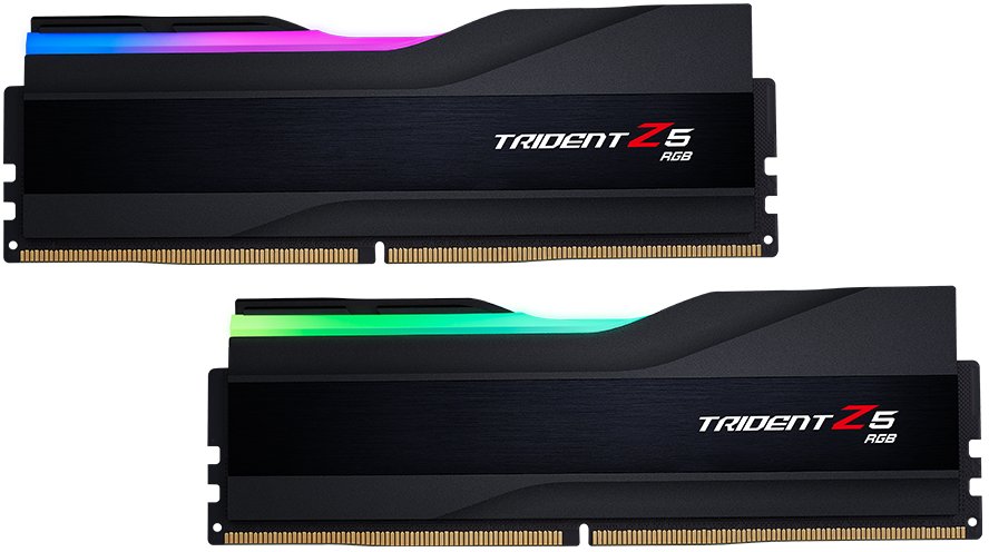 ОЗУ G.SKILL Trident Z5 RGB 32GB (F5-6000J3040F16GX2-TZ5RK) (2x16GB) DDR5 6000MHz CL30 (30-40-40-96) 1.35V / Black