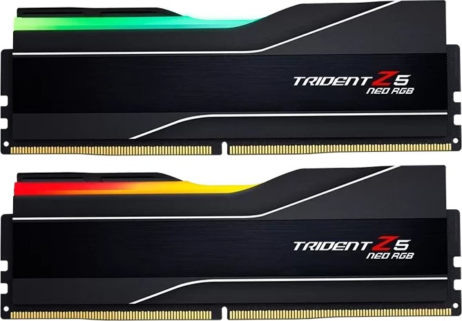 ОЗУ G.SKILL Trident Z5 Neo RGB 128GB (F5-6000J3244G64GX2-TZ5NR) (2x64GB) DDR5 6000MHz CL32 (32-44-44-96) 1.40V