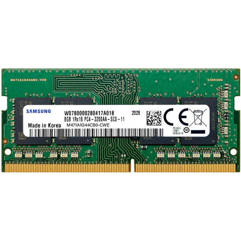 ОЗУ Samsung M471A1G44CB0-CWE DDR4 8GB UNB SODIMM 3200 1Rx16, 1.2V