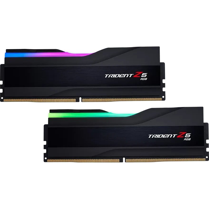 ОЗУ G.SKILL Trident Z5 RGB (F5-6000J2836G16GX2-TZ5RK) 32GB (2x16GB) 6000MHz DDR5 CL28 (28-36-36-96) 1.40V / Black