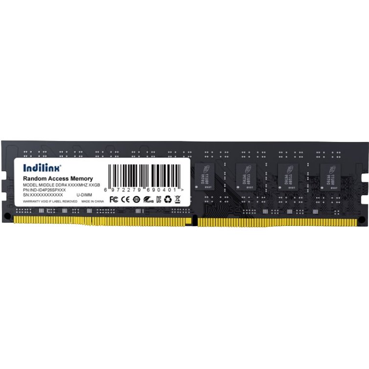 ОЗУ Indilinx DIMM DDR4 8Gb PC25600 3200MHz CL22 Indilinx 1.2V RTL IND-ID4P32SP08X