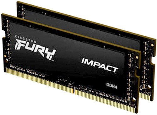 ОЗУ Kingston 16GB 3200MHz DDR4 CL20 SODIMM (Kit of 2) Fury Impact KF432S20IBK2/16