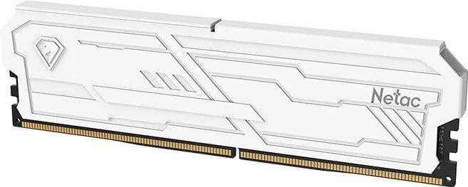 ОЗУ Netac DDR4 Shadow III White (NTSHD4P26SP-16W) 16Gb, 2666Mhz, CL19, с радиатором