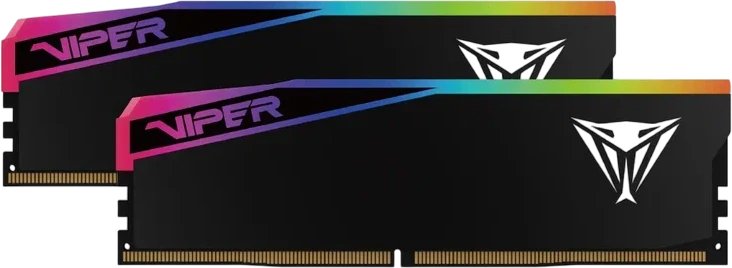 ОЗУ PATRIOT Viper Elite 5 Ultra RGB CL28 (VEUR532G6028K) DDR 5 DIMM 32Gb (16Gbx2) 6000Mhz, (retail)