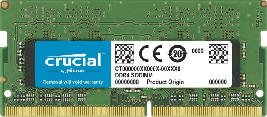ОЗУ Crucial CT32G4SFD832A DDR4 SODIMM 32GB PC4-25600, 3200MHz