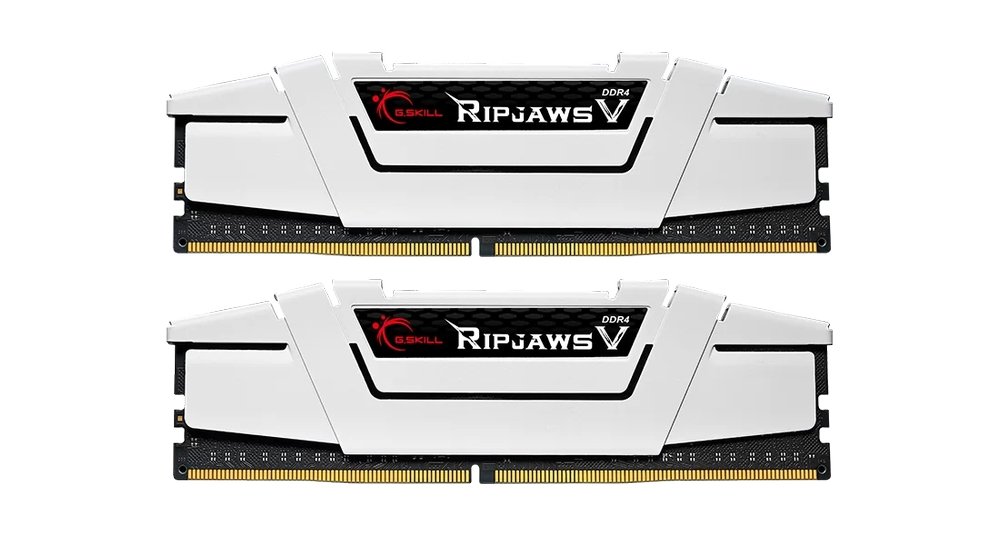 ОЗУ G.SKILL Ripjaws V (F4-3600C18D-32GVW) 32GB (2x16GB) DDR43600MHz CL18 (18-22-22-42) 1.35V / White