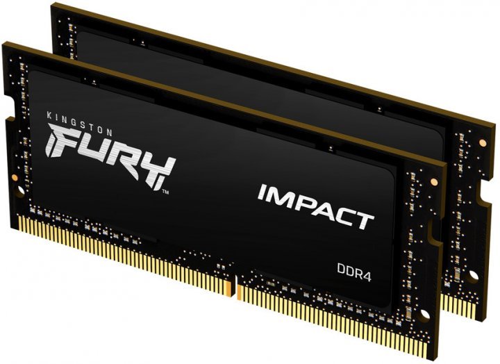ОЗУ Kingston KF432S20IBK2/64 64GB 3200MHz DDR4 CL20 SODIMM (Kit of 2) FURY Impact
