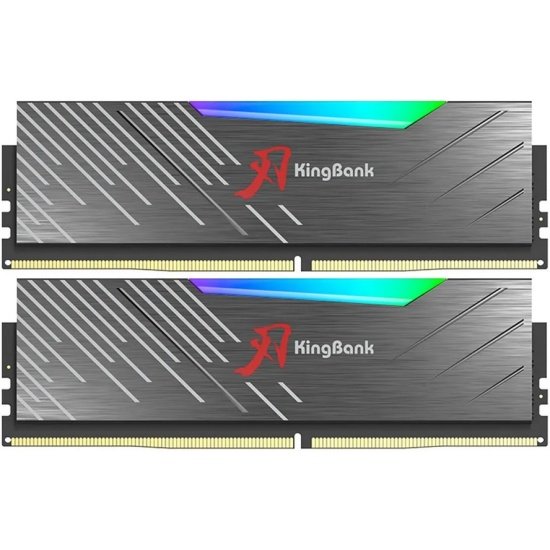 ОЗУ Kingbank K5.01.FL05ED9401 32GB (2x16Gb) 6000MHz Black DDR5 Heatsink RGB / KRRB series / Chinese IC CL36 (36-36-36-80)