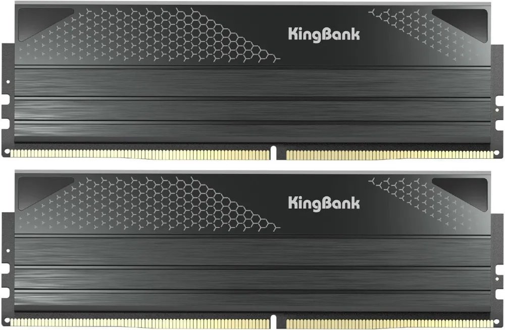 ОЗУ Kingbank K5.01.FPA5ED9502 32GB (2x16Gb) 6000MHz Black DDR5 Heatsink / KFXB series / Hynix A-die CL28 (28-35-35-76)