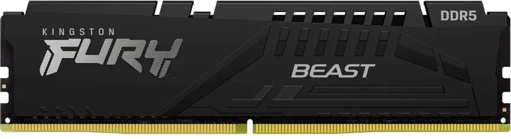 ОЗУ Kingston Fury Beast Black (KF552C40BB2-32) DDR 5 DIMM 32Gb PC41600, 5200Mhz, CL40 (retail)