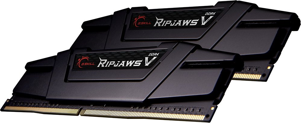 ОЗУ G.SKILL DIMM DDR4 16GB Ripjaws V (2x8GB kit) 3200MHz CL16 PC4-25600 1.35V F4-3200C16D-16GVKB Classic Black