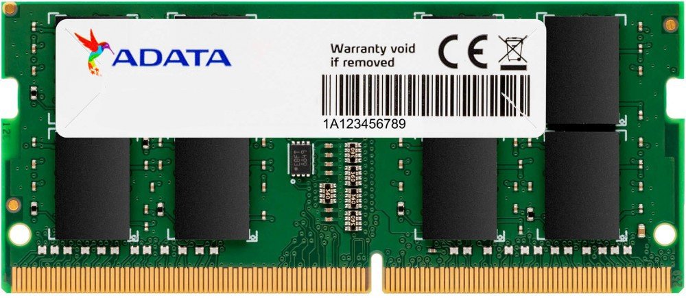ОЗУ A-Data AD4S32008G22-SGN DDR4 8Gb 3200MHz PC4-25600 CL22 SO-DIMM 260-pin 1.2В single rank