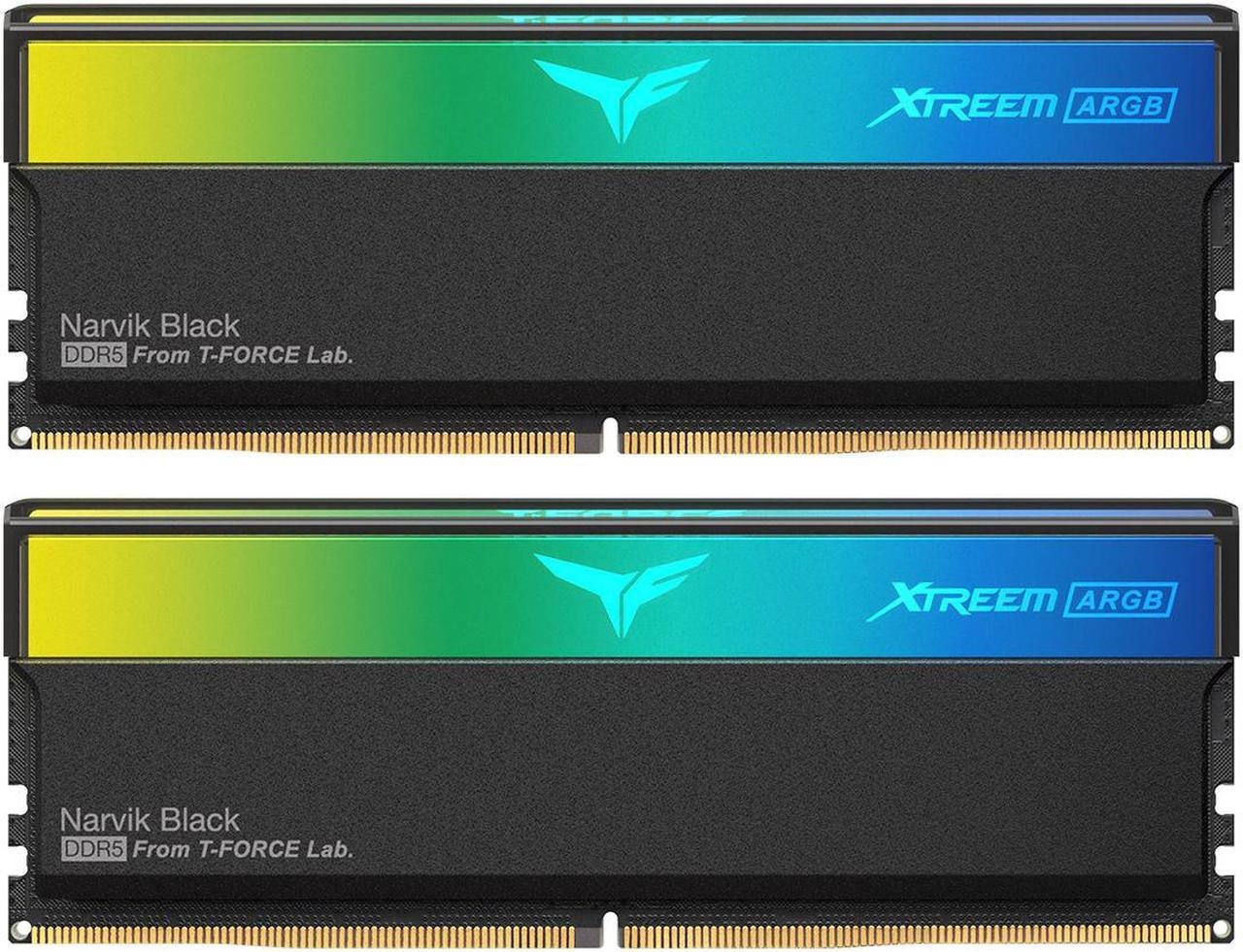 ОЗУ DDR5 TEAMGROUP T-Force Xtreem ARGB (FF9D532G6400HC32ADC01) 32GB (2x16GB) 6400MHz CL32 (32-39-39-84) 1.35V / Black