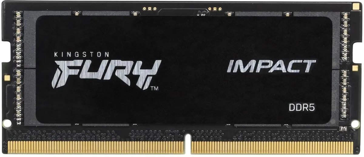 ОЗУ Kingston Fury Impact KF560S38IB-16 DDR5 - 1x 16ГБ 6000МГц, для ноутбуков (SO-DIMM), ECC, Ret